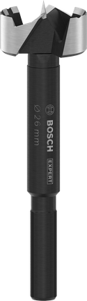 Punta Forstner per legno Bosch EXPERT da 26 mm per fori precisi.