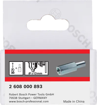 Adattatore per cestello agitatore Bosch da 13 mm.