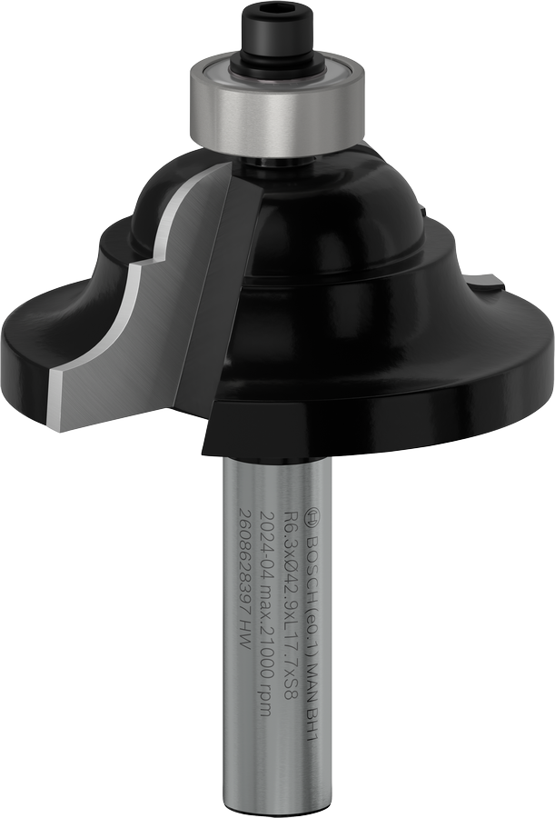 Fresa Bosch PRO conica e conica, gambo da 8 mm.