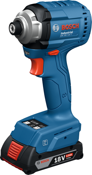 Avvitatore a impulsi a batteria Bosch IDR 18V-125 T, batteria al litio da 18 V.