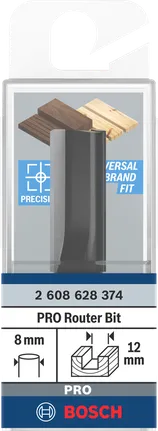 Fresa dritta per fresatrice Bosch PRO 12×31,5 mm.
