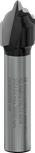 Punta per fresa Bosch PRO per scanalature e profili, gambo da 8 mm.