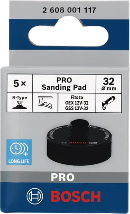 Platorello abrasivo Bosch PRO da 32 mm.