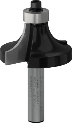 Fresa Bosch PRO per arrotondamento, gambo R12, 8 mm.