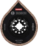 Piastra per stuccatura Bosch EXPERT AVZ 70 RT4, bordo in metallo duro.