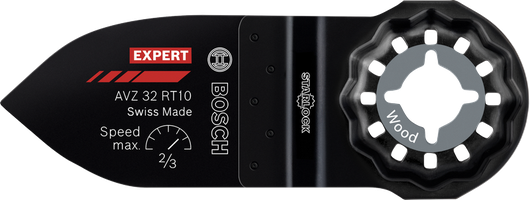 Dito abrasivo in metallo duro per legno Bosch EXPERT AVZ 32 RT10.