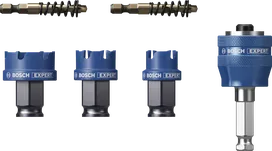 Set di seghe a tazza Bosch EXPERT Sheet Metal Power Change Plus, 6 pezzi.