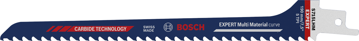 Lama per sega alternativa Bosch EXPERT Multi Material curve S715LHM.