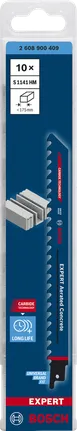 Lama per sega Bosch EXPERT Aerated Concrete S 1141 HM, confezione da 10.