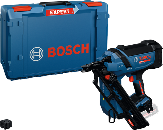 Chiodatrice a batteria Bosch EXNH18V-90D con valigetta.