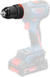 Adattatore Bosch GFA 18-M FlexiClick per trapani a batteria.