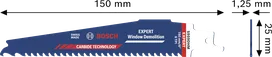 Lama in Bosch EXPERT Window Demolition S959DHM.