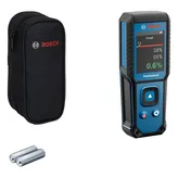 Misuratore di umidità Bosch GMM 1-15 con custodia e batterie.