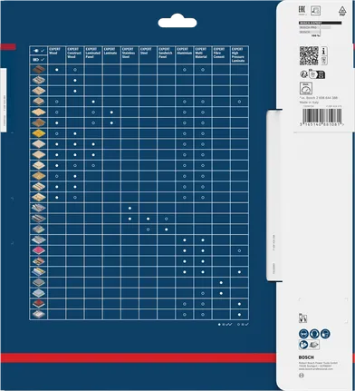 Lama per sega circolare ad alta pressione Bosch EXPERT 250 x 2,8/1,8 x 30 mm T80.