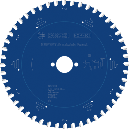 Lama per sega circolare Bosch EXPERT per pannelli sandwich, 230 mm.