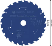 Lama per sega circolare a batteria Bosch EXPERT Construct Wood 165 mm T24.