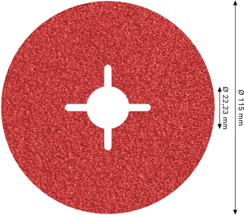 Disco abrasivo in fibra Bosch PRO R780, grana 115 mm, 36.