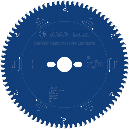 Lama per sega circolare ad alta pressione Bosch EXPERT, 254 mm.