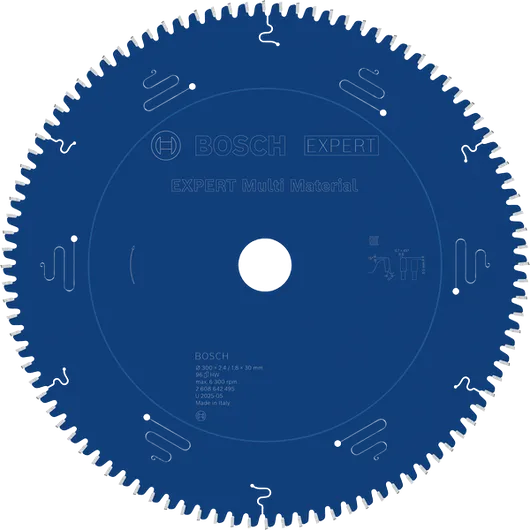 Lama per sega circolare multimateriale Bosch EXPERT, 96 denti.