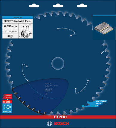 Lama per sega circolare Bosch EXPERT per pannelli sandwich, 330 mm.