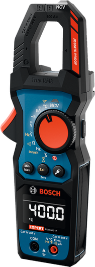 Pinza amperometrica Bosch EXMC600-17 con display digitale.