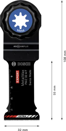 Lama multiutensile in carburo Bosch EXPERT MetalMax PAIZ 32 AIT.