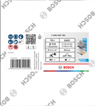 Set di dischi lamellari Bosch X451 da 115 mm G40-G120 T27, 15 pezzi.
