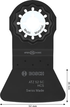 Lama da taglio Bosch Multi Material ATZ 52 SC Starlock.