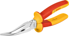 Pinza a becchi lunghi piegati a 40° Bosch VDE 200 mm.