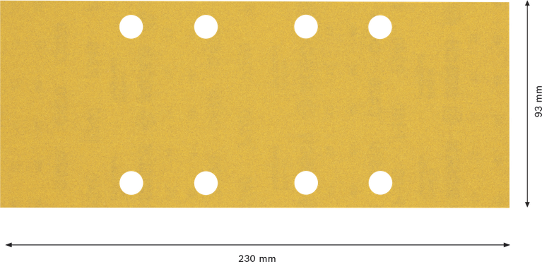 Foglio di carta abrasiva Bosch EXPERT C470 230x93 mm grana 240.