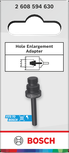 Adattatore per allargare i fori Bosch da 60 mm.
