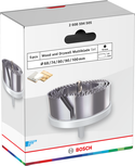 Set di seghe a tazza con albero per legno e cartongesso Bosch da 68-100 mm.