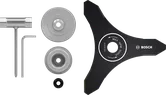 Set di lame per decespugliatore Bosch 3T per decespugliatore a batteria.