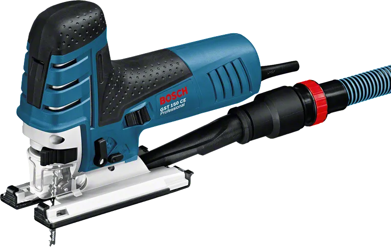 Seghetto alternativo Bosch GST 150 CE per tagli profondi nel legno.