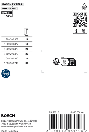 Chiodi Bosch tipo 47, accessorio da 30 mm per elettroutensili.
