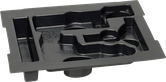 Inserto Bosch L-Boxx 238 per riporre utensili e accessori.