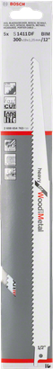 شفرة المنشار الترددي Bosch S 1411 DF مقاس 12 بوصة.