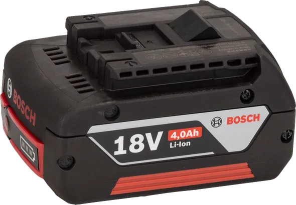 مجموعة بطاريات Bosch 18V 4.0Ah Li-Ion قابلة للتركيب.