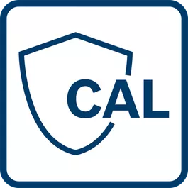 يحذر CAL Guard، في حالة حدوث إحدى الحالات الثلاث التالية: 1) تعرضت أداة القياس لصدمة شديدة (مثل صدمة ما بعد السقوط) 2) تم تخزين أداة القياس خارج نطاق درجة حرارة تخزين 3) انتهاء فترة المعايرة (كل 12 شهرًا) 