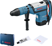 مثقاب دوار من طراز Bosch GBH 12-52 DV بمقبض جانبي.