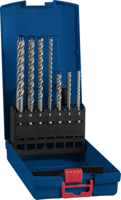 مجموعة مثقاب المطرقة Bosch SDS plus-7X مقاس 5-12 مم.