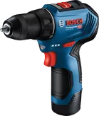 مثقاب لاسلكي Bosch GSR 12V-30 مع ظرف معدني.