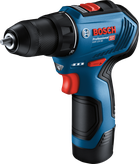 مثقاب لاسلكي Bosch GSR 12V-30 مع ظرف معدني.