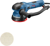 ماكينة الصنفرة العشوائية Bosch GET 55-125 مع خاصية شفط الغبار.