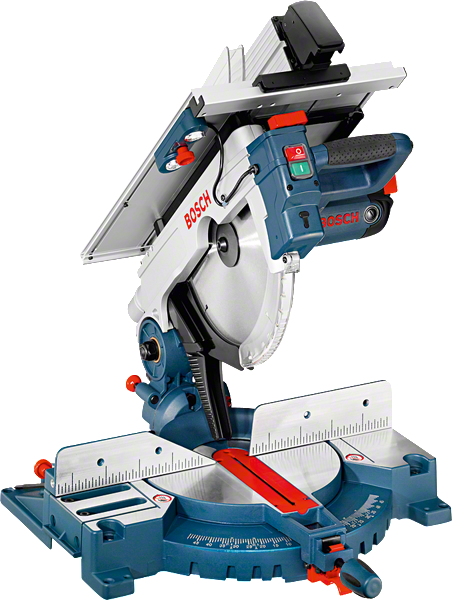 منشار Bosch GTM 12 المركب مع منشار طاولة مدمج.