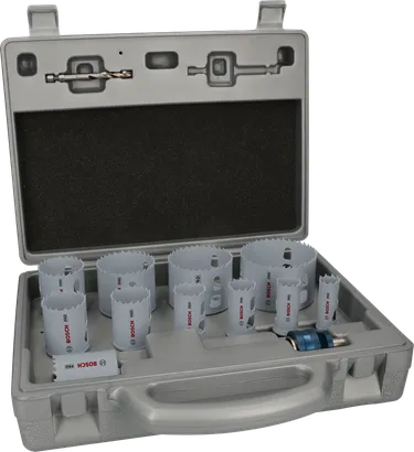 مجموعة منشار ثقب Bosch PRO متعدد المواد PC Plus، 14 قطعة.