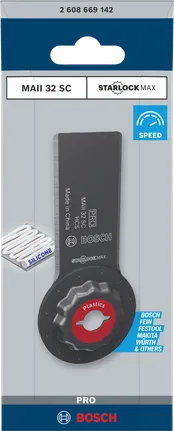 شفرة أداة متعددة الاستخدامات Bosch MAII 32 SC StarlockMax مقاس 32×55 مم.