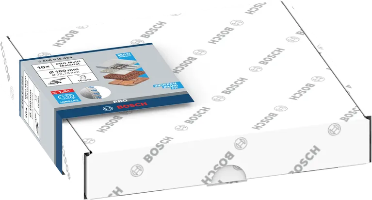 أقراص القطع الماسية Bosch PRO Multi Material بحجم 180×22.23 مم.