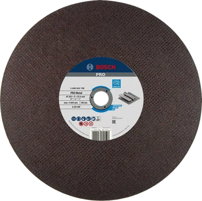 قرص قطع المعادن Bosch PRO مقاس 355 مم للأعمال المعدنية.