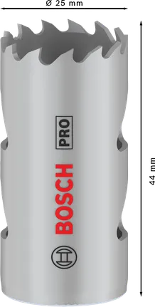 منشار ثقب متعدد المواد Bosch PRO بقطر 25 مم.
